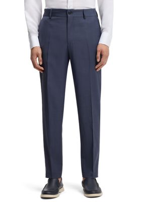 HUGO BOSS Men's Tapered Fit Suit Separate Trousers, 42 Regular