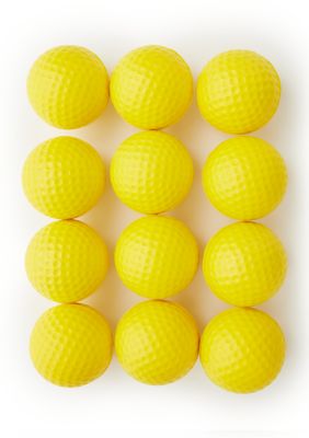 PGA TOUR Dimpled Foam Golf Practice Balls – Set of 12