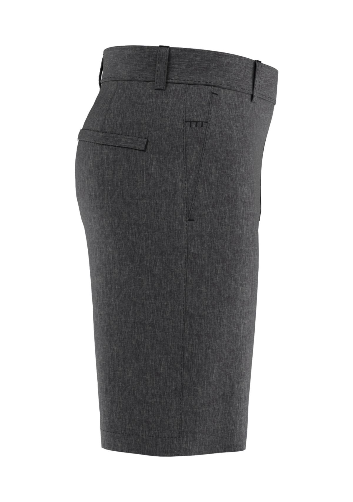 Mens Flat Front 9 Heather Shorts