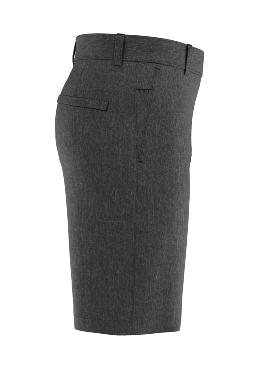 Mens Flat Front 9 Heather Shorts