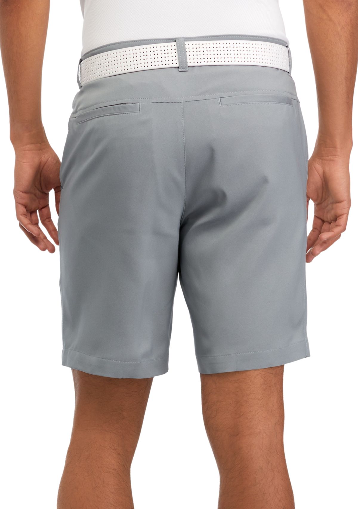 Flat Front Oxford Golf Shorts