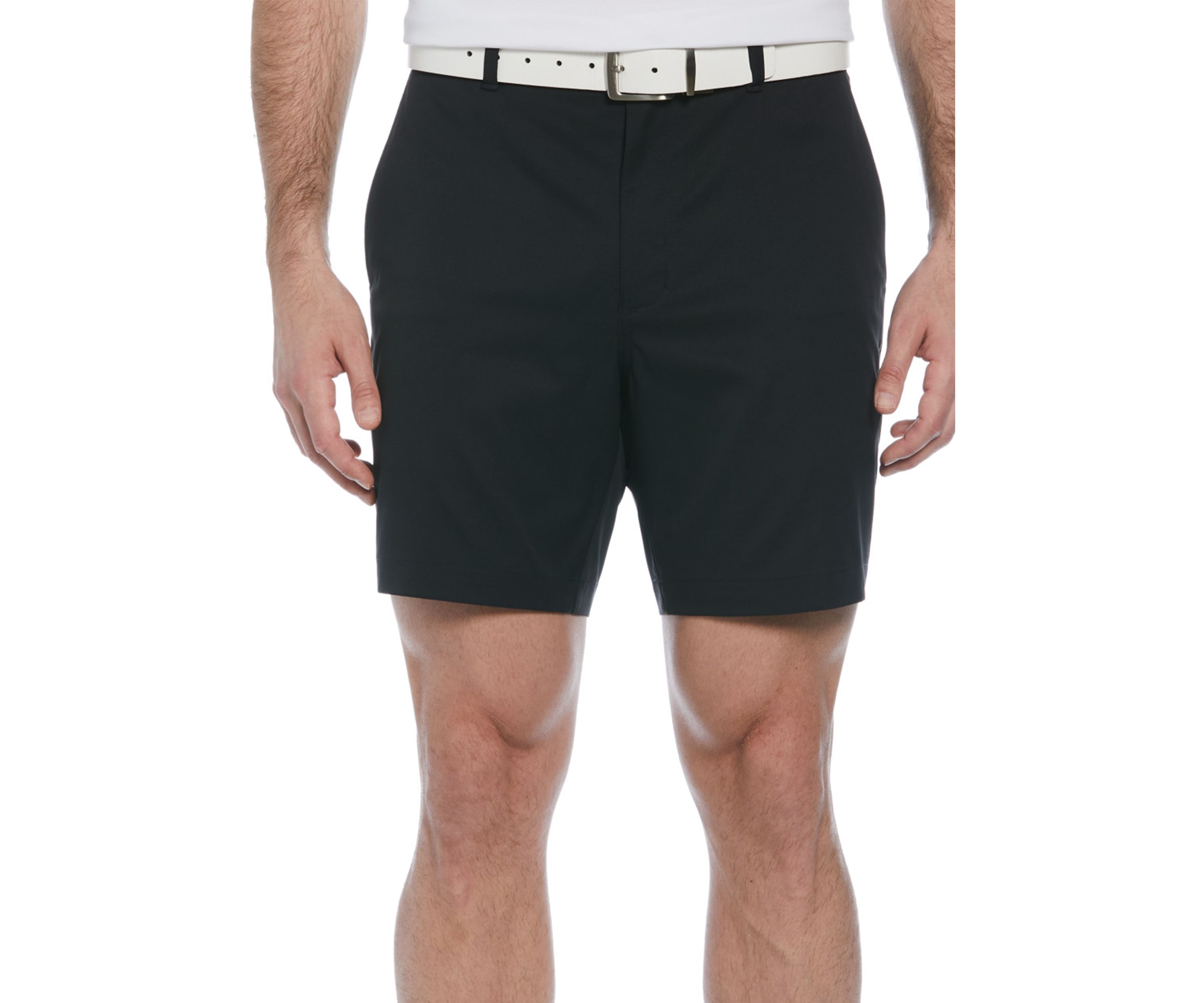Mens 7" Flat Front Golf Shorts with Active Waistband