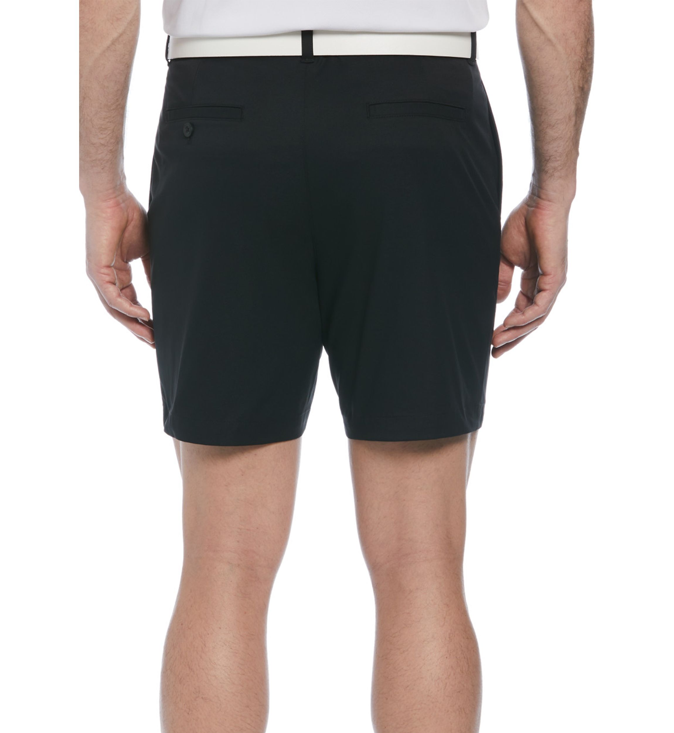 Mens 7" Flat Front Golf Shorts with Active Waistband