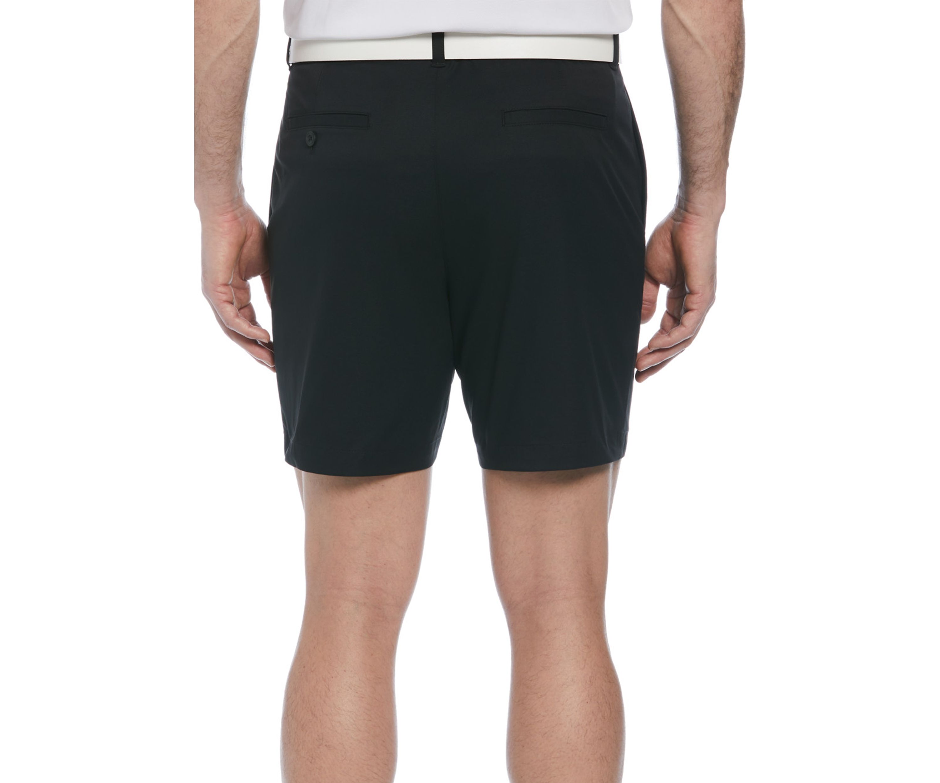 Mens 7" Flat Front Golf Shorts with Active Waistband