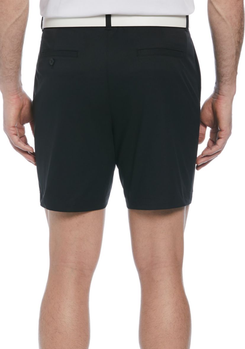 Mens 7" Flat Front Golf Shorts with Active Waistband