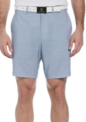 PGA TOUR Men's 7” Flat Front Golf Short with Active Waistband, Silver Lining,  30 : : Clothing, Shoes & Accessories