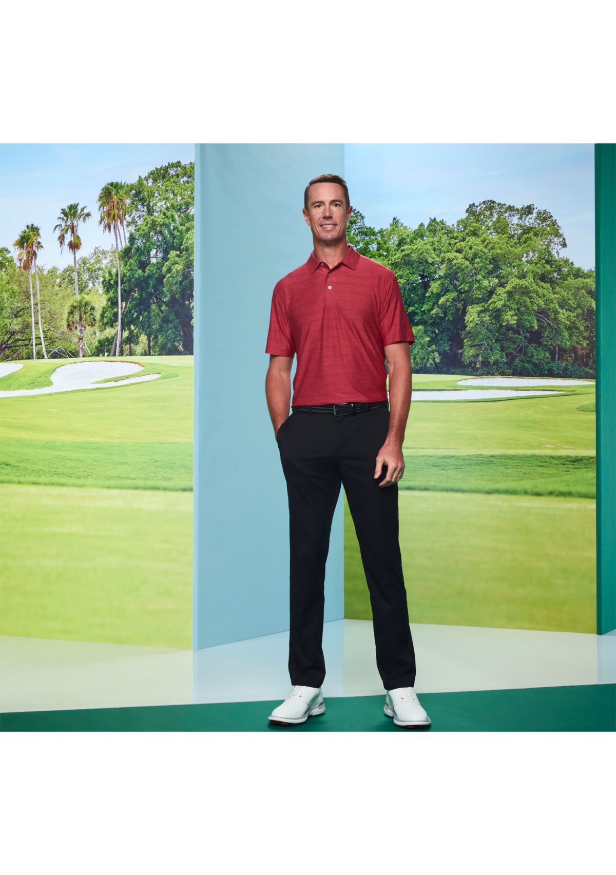 Mens Performance Pull On Golf Pants