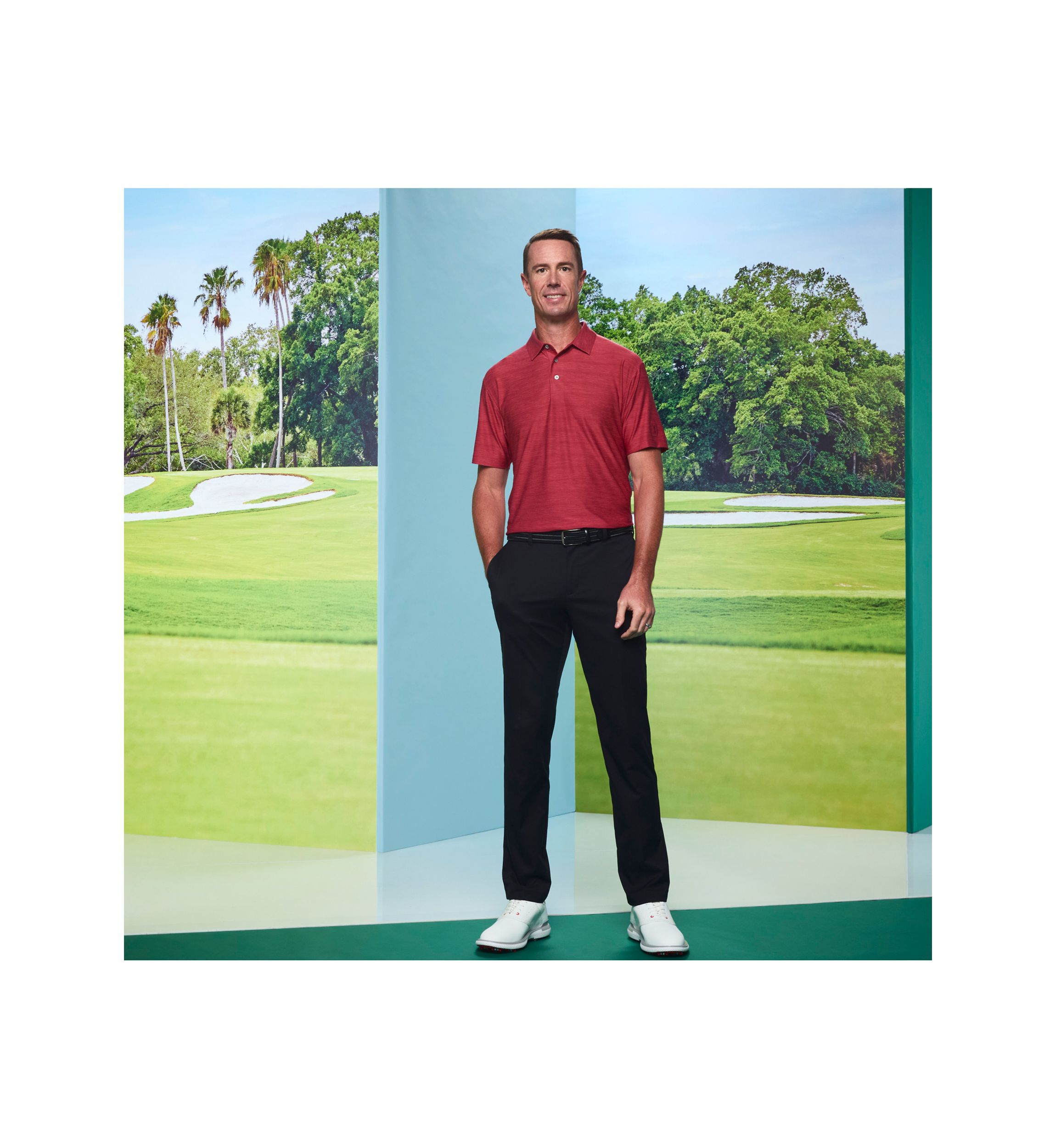 Mens Performance Pull On Golf Pants