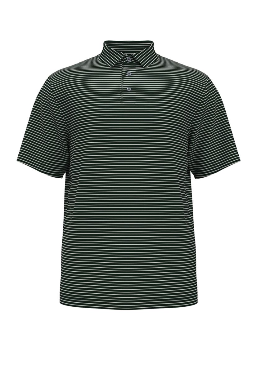 Mens Feeder Stripe Golf Polo Shirt