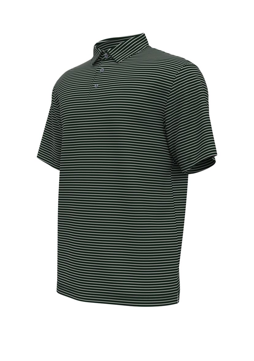 Mens Feeder Stripe Golf Polo Shirt