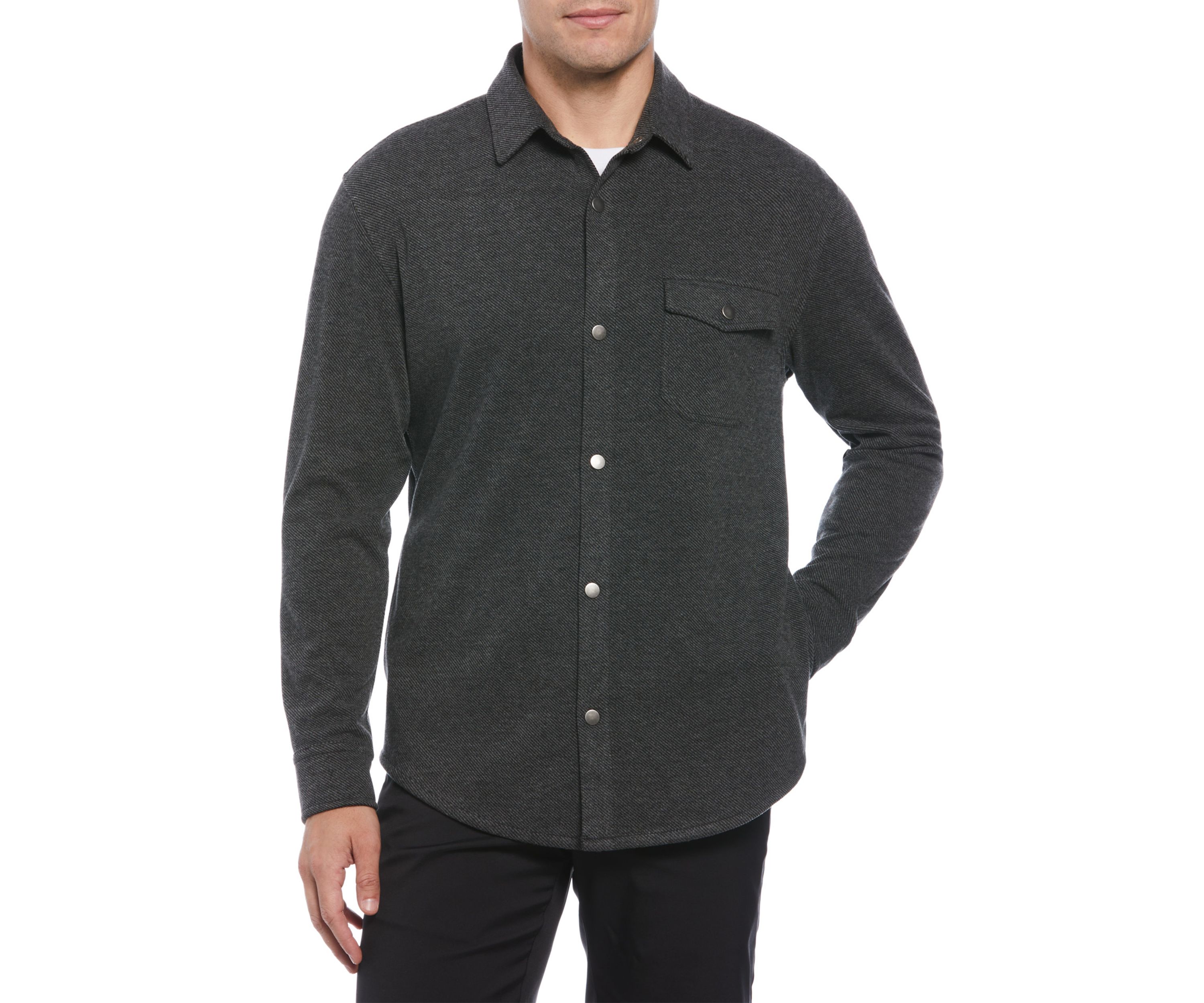 Mens Crossover Eco Knit Shirt Jacket