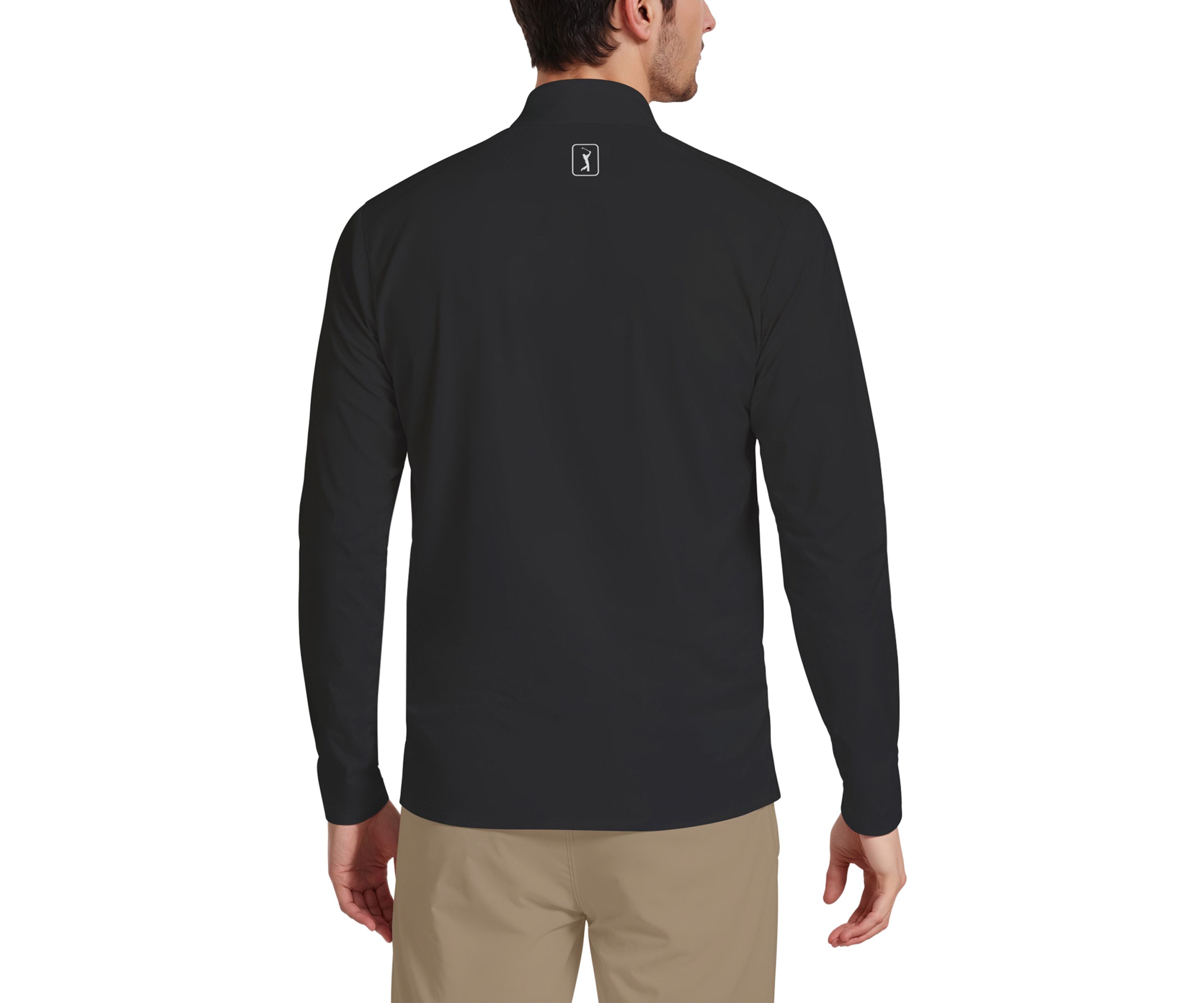 Mock Neck Long Sleeve Golf Base Layer