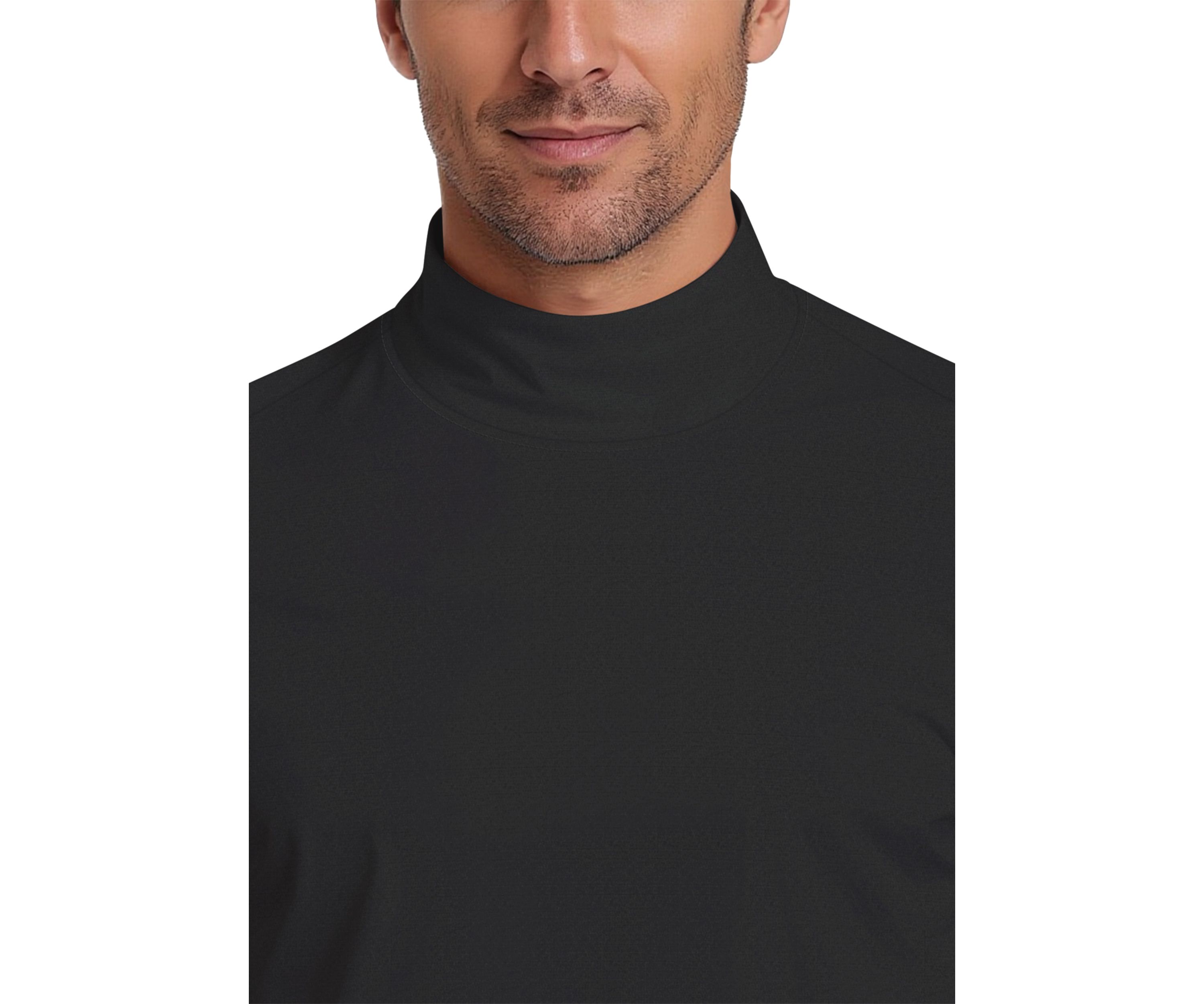 Mock Neck Long Sleeve Golf Base Layer
