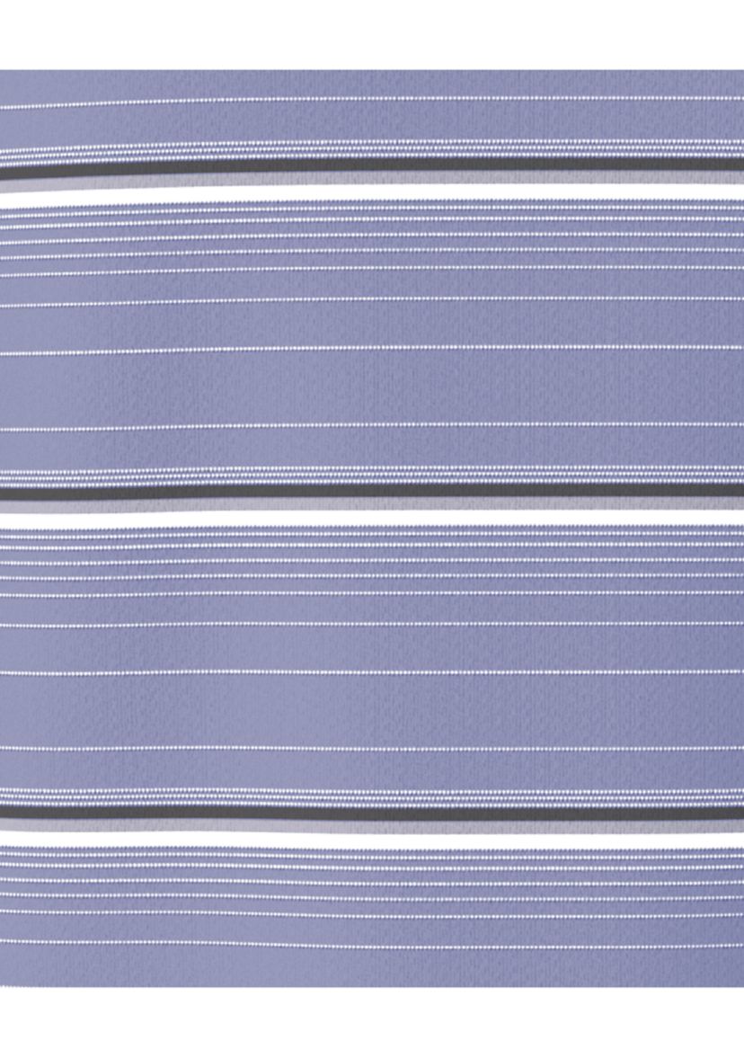 All Over Micro Geo Stripe Print Short Sleeve Golf Polo