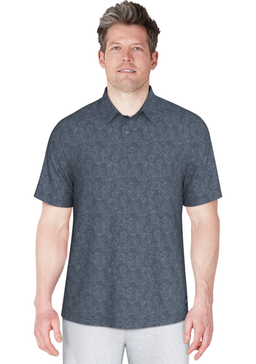Mens Short Sleeve Coconut Water Polo Shirt