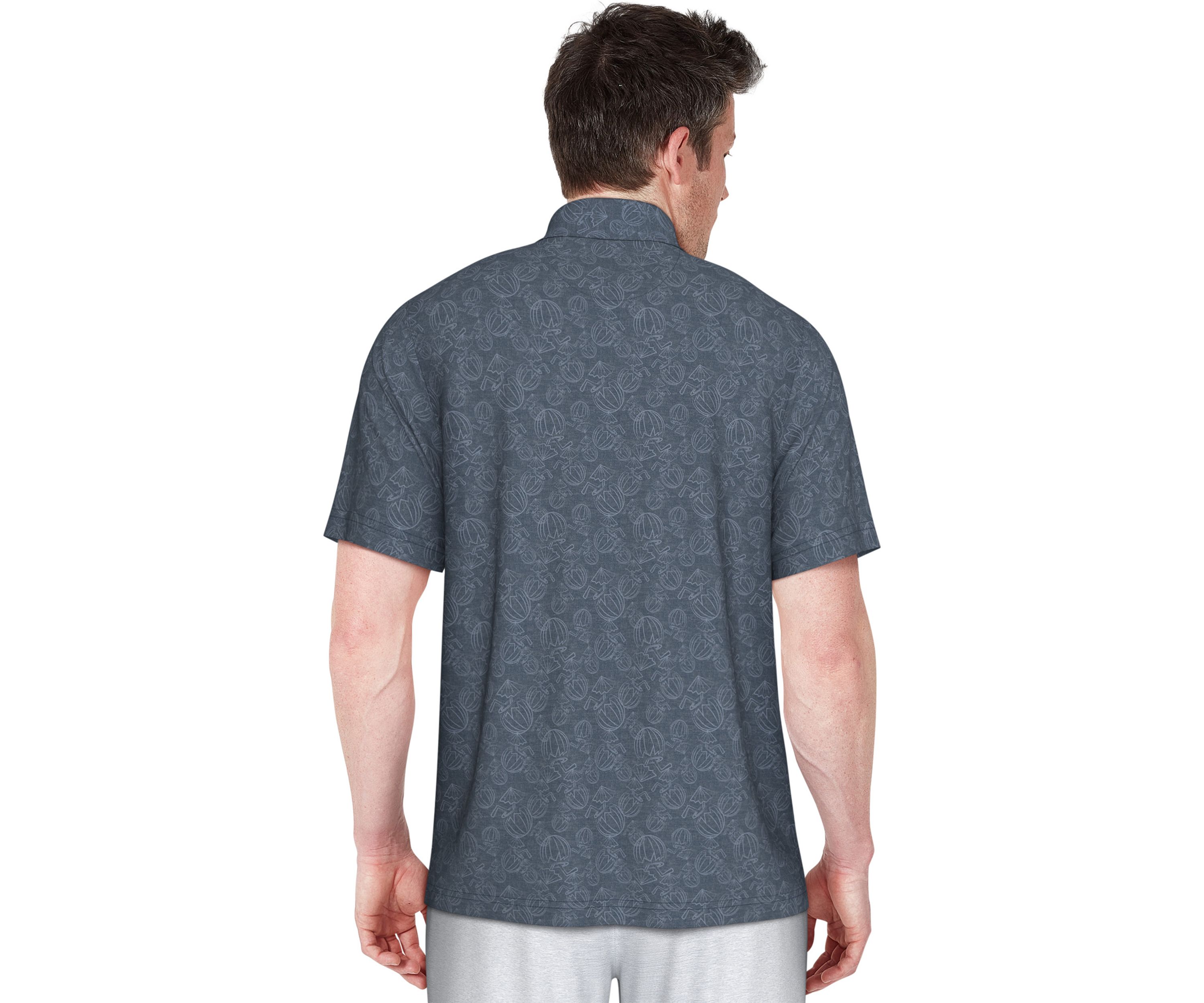 Mens Short Sleeve Coconut Water Polo Shirt
