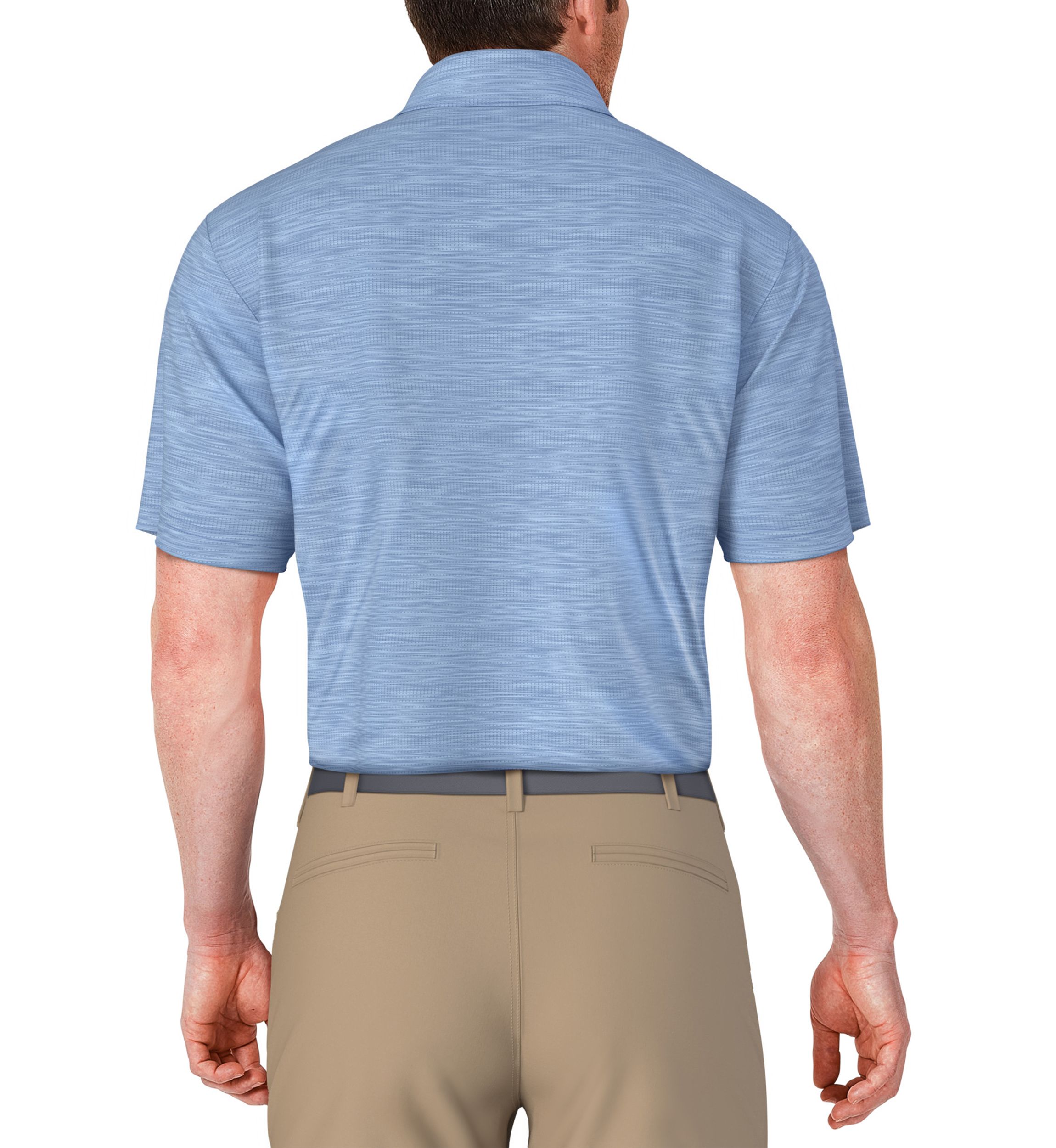 Mens Airflux Jaspe Short Sleeve Golf Polo Shirt