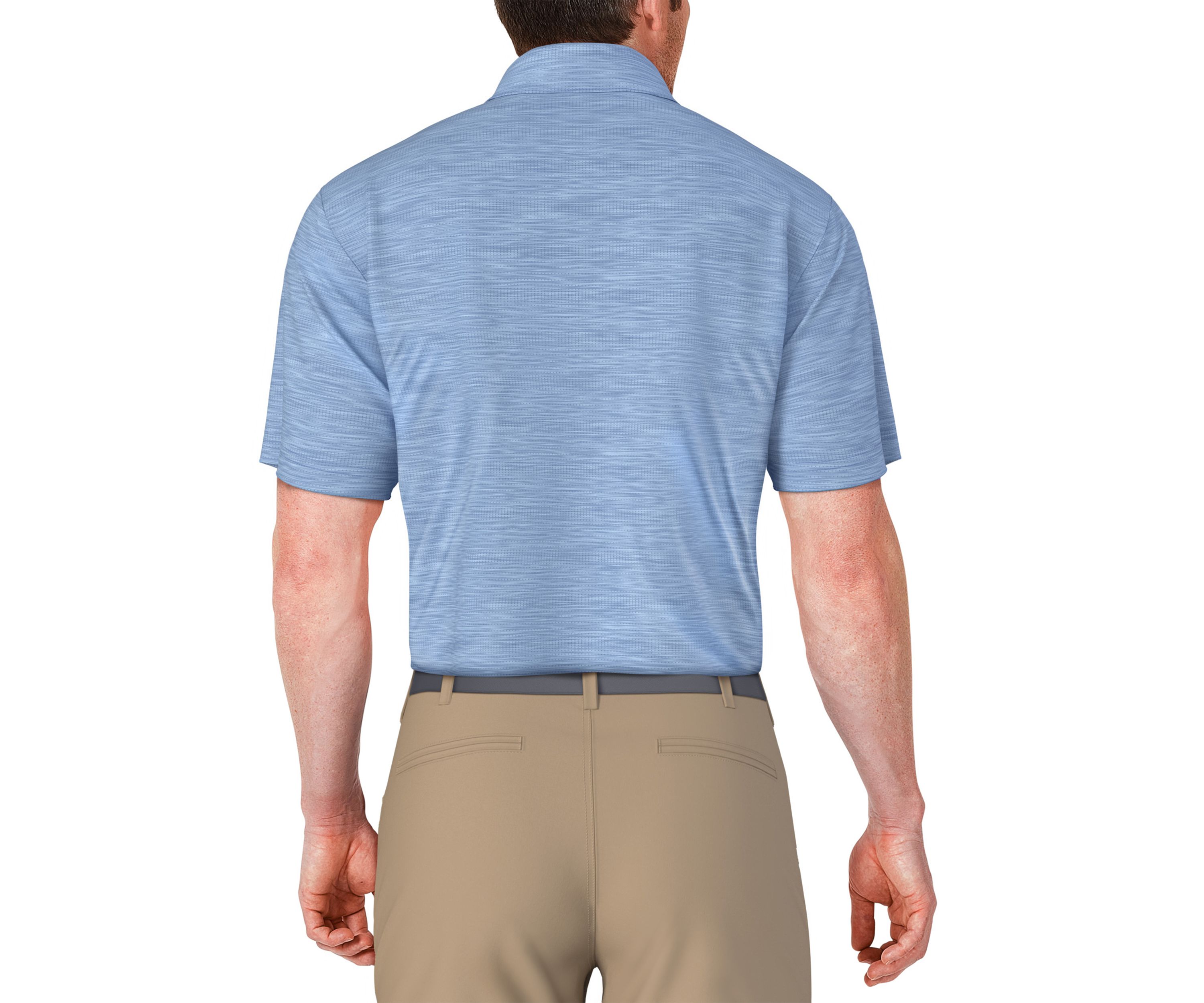 Mens Airflux Jaspe Short Sleeve Golf Polo Shirt