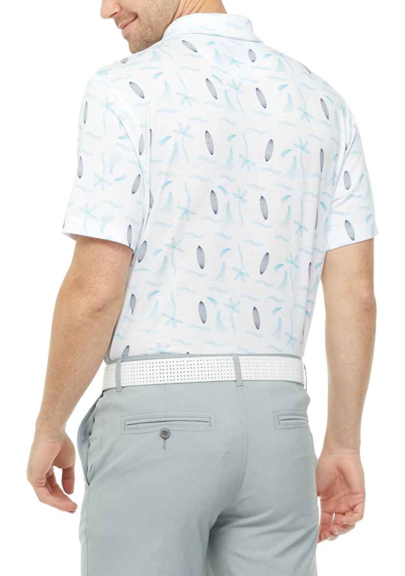 Vacation Print Polo Shirt 
