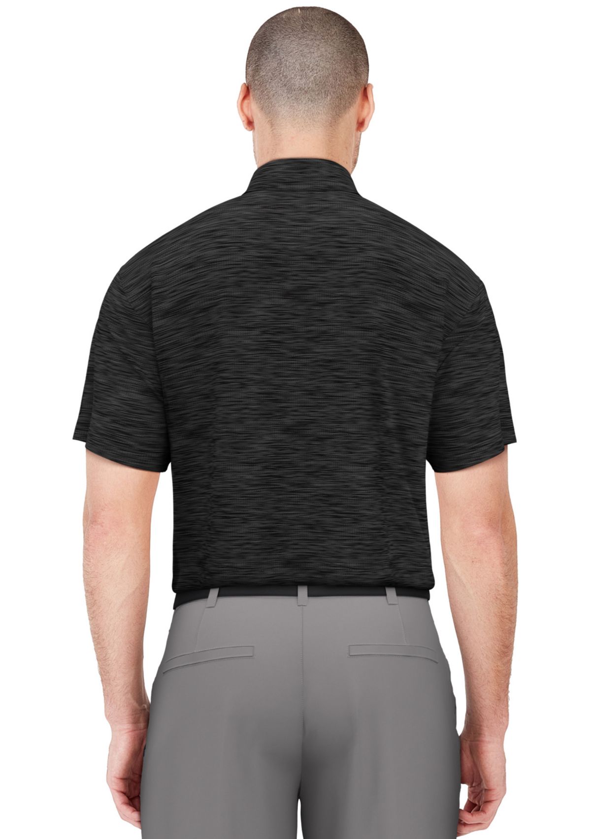 Mens AirFlux™ Jaspe Cotton Golf Polo Shirt