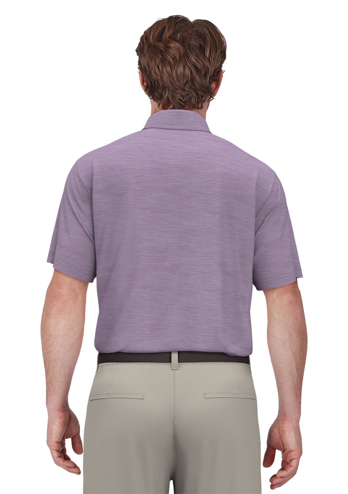 Mens AirFlux™ Jaspe Cotton Golf Polo Shirt