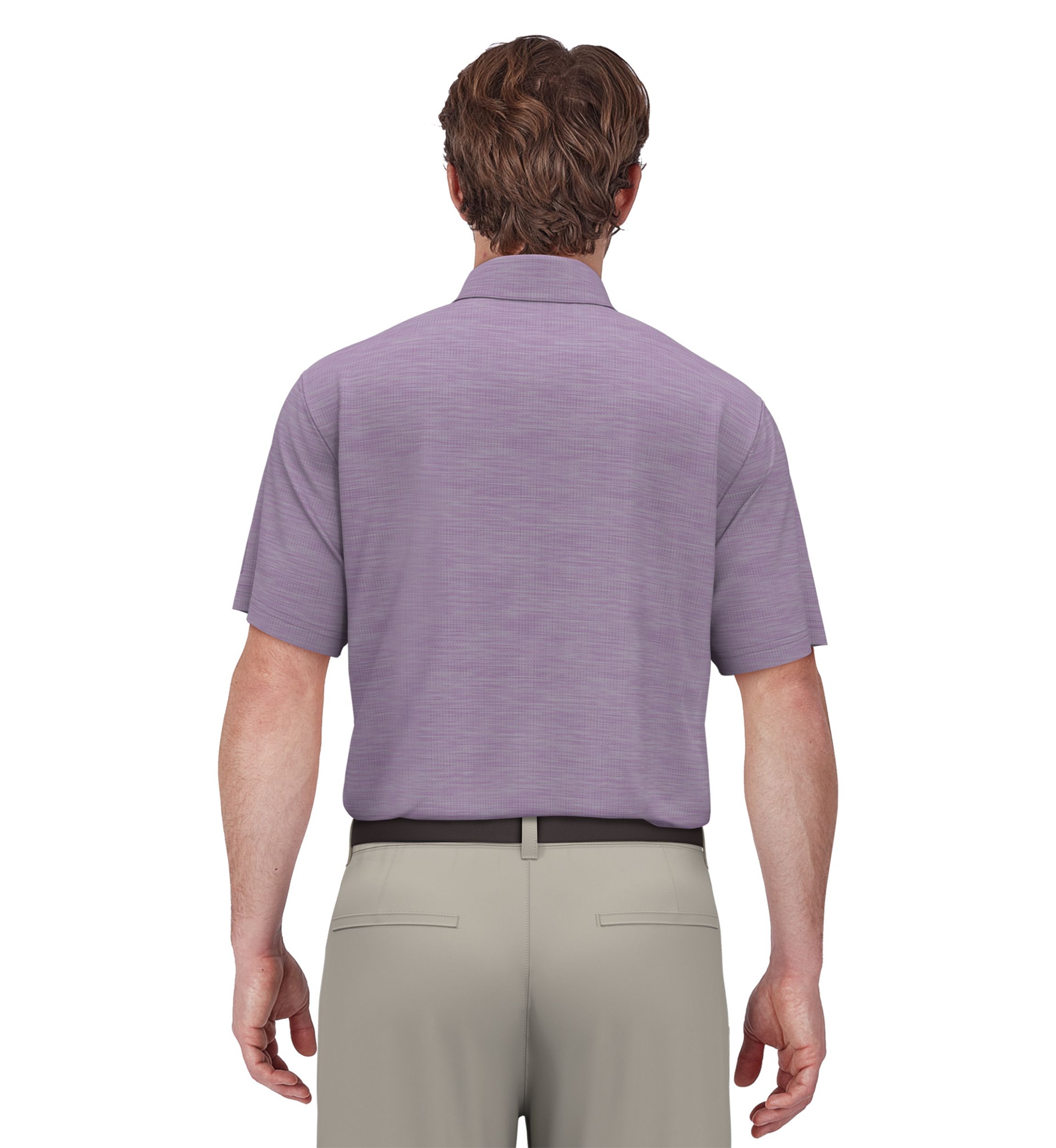 Mens AirFlux™ Jaspe Cotton Golf Polo Shirt