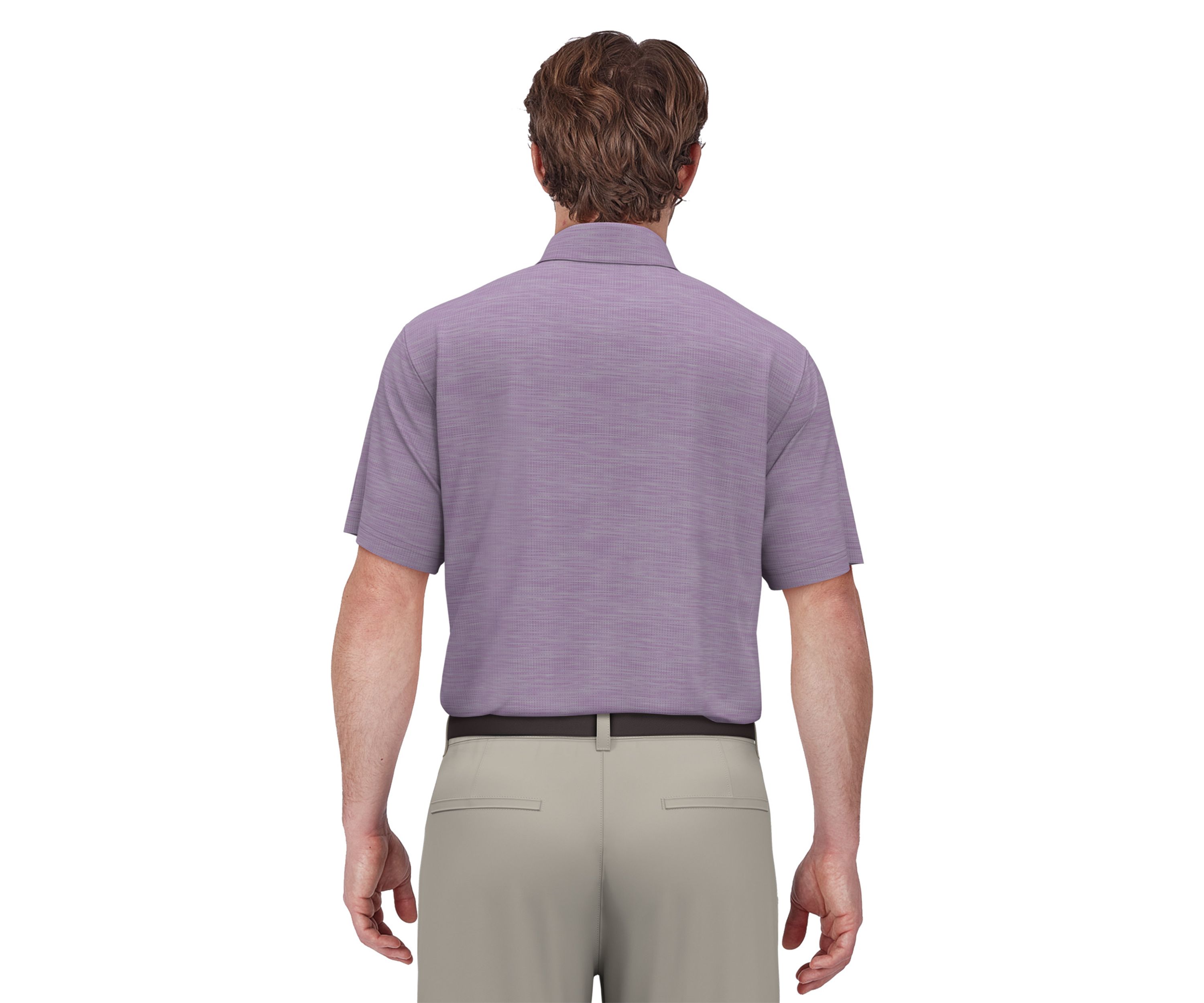 Mens AirFlux™ Jaspe Cotton Golf Polo Shirt