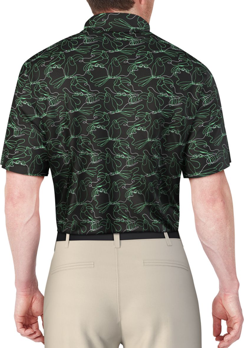 Mens Linear Toucan Printed Polo Shirt