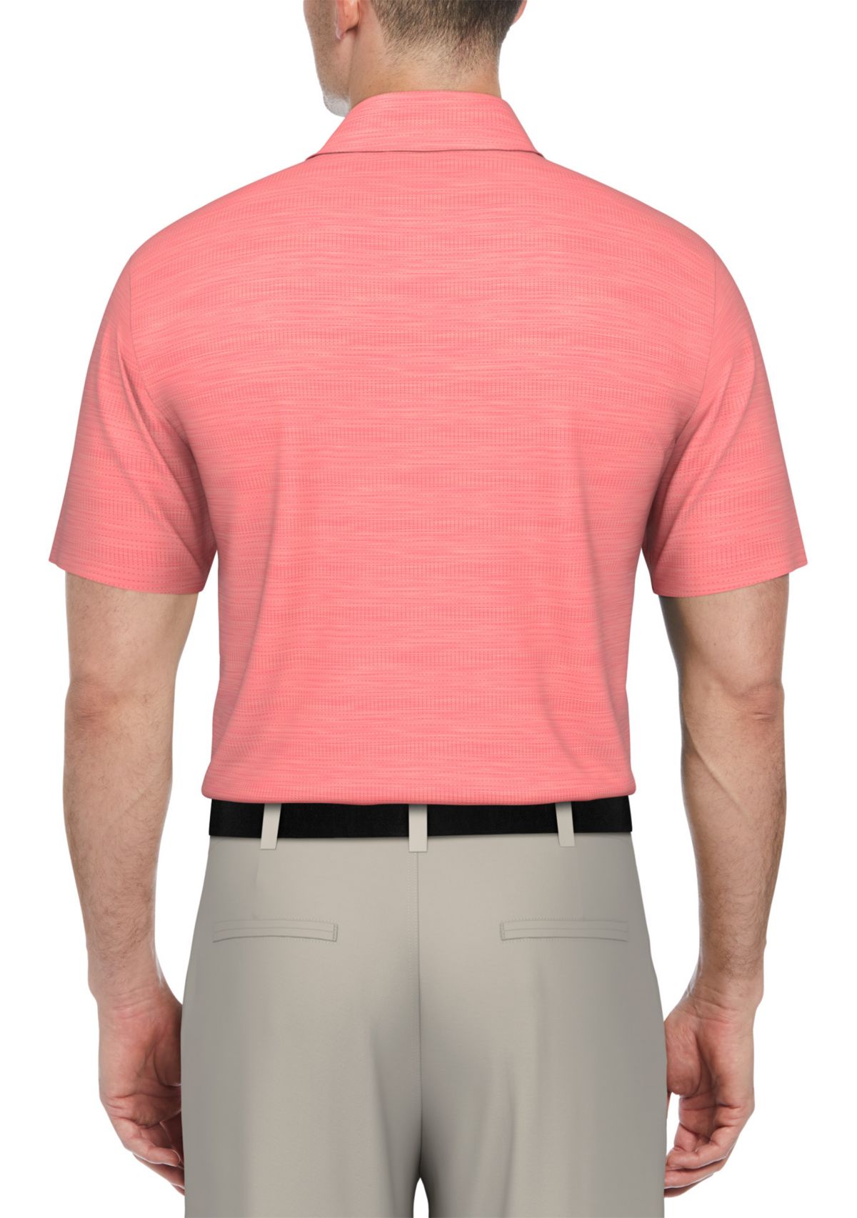 Short Sleeve Jasper Airflux Polo Shirt with Self Collar 