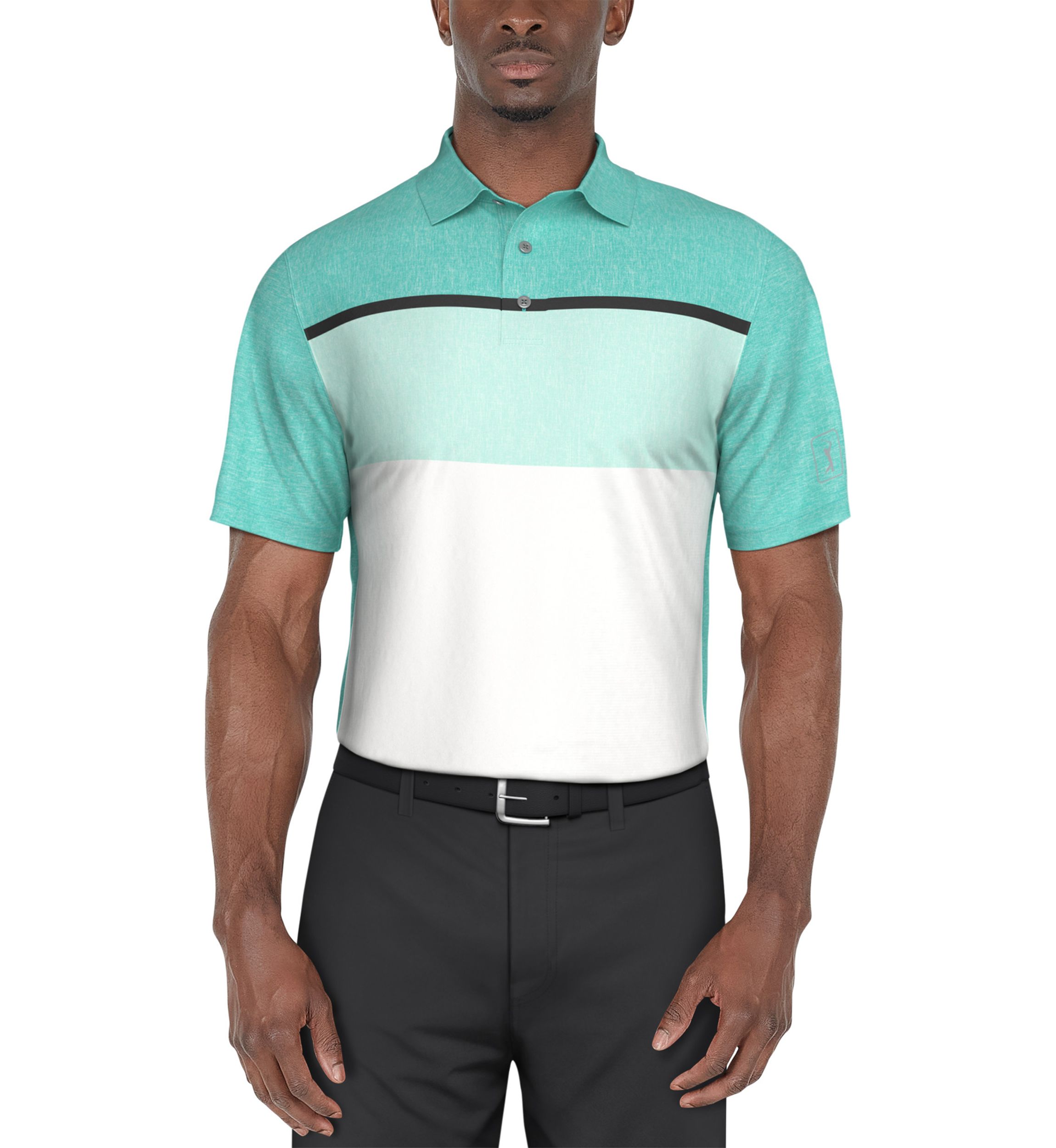 Color Block Short Sleeve Golf Polo Shirt