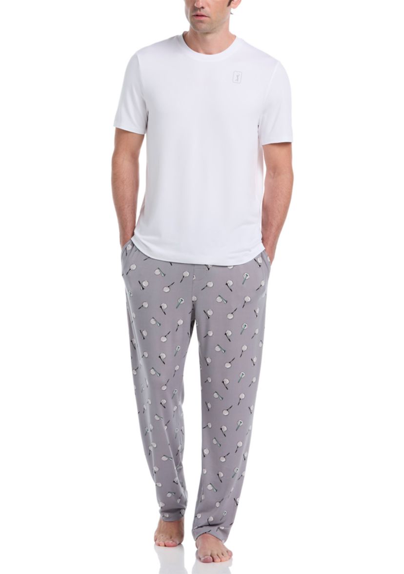 Soft Touch Golf Ball and Tee Sleepwear Pants