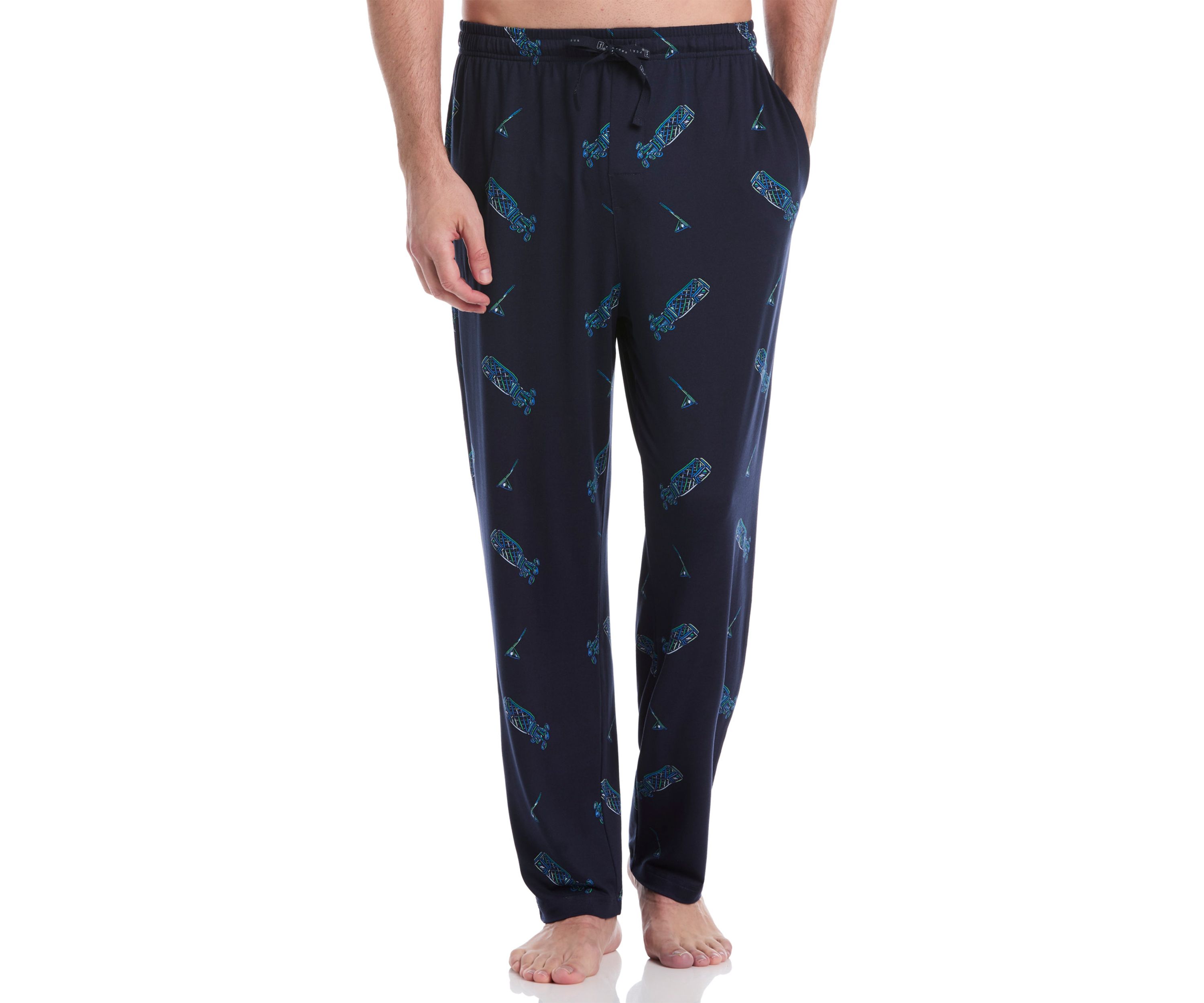 Soft Touch Neon Golf Clubs Sleep Pants