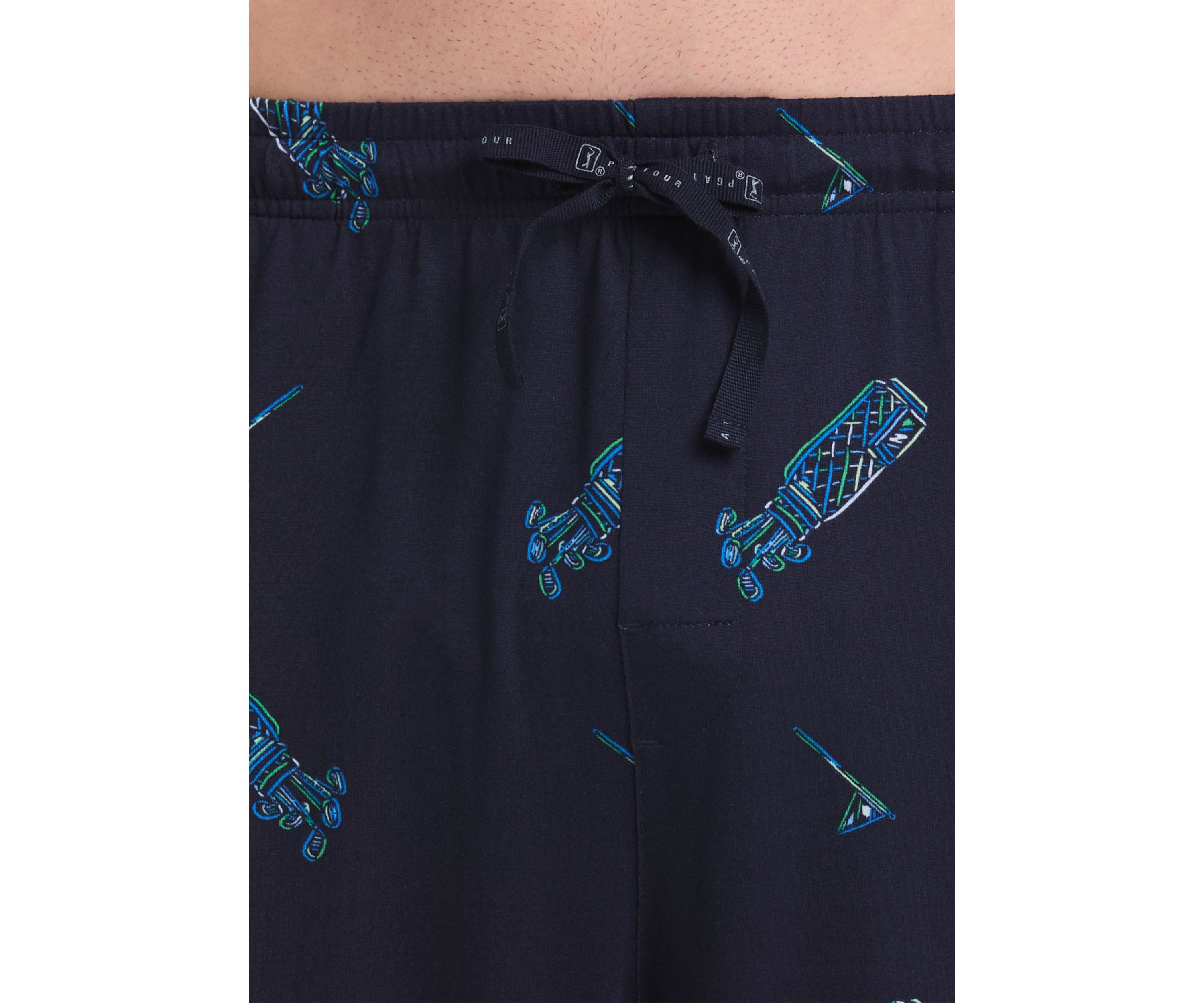 Soft Touch Neon Golf Clubs Sleep Pants