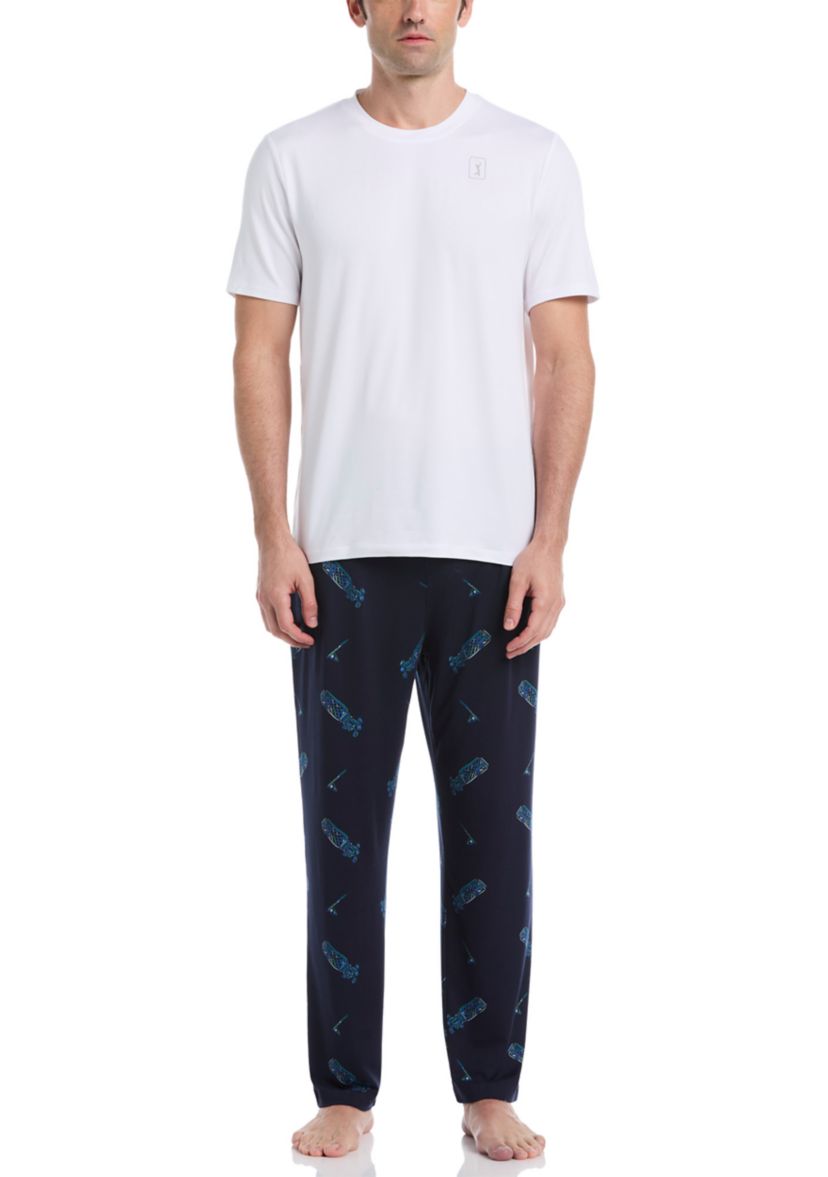Soft Touch Neon Golf Clubs Sleep Pants