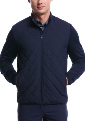 PGA TOUR Men's Full Zip Fiber-Fill Long Sleeve Golf Jacket