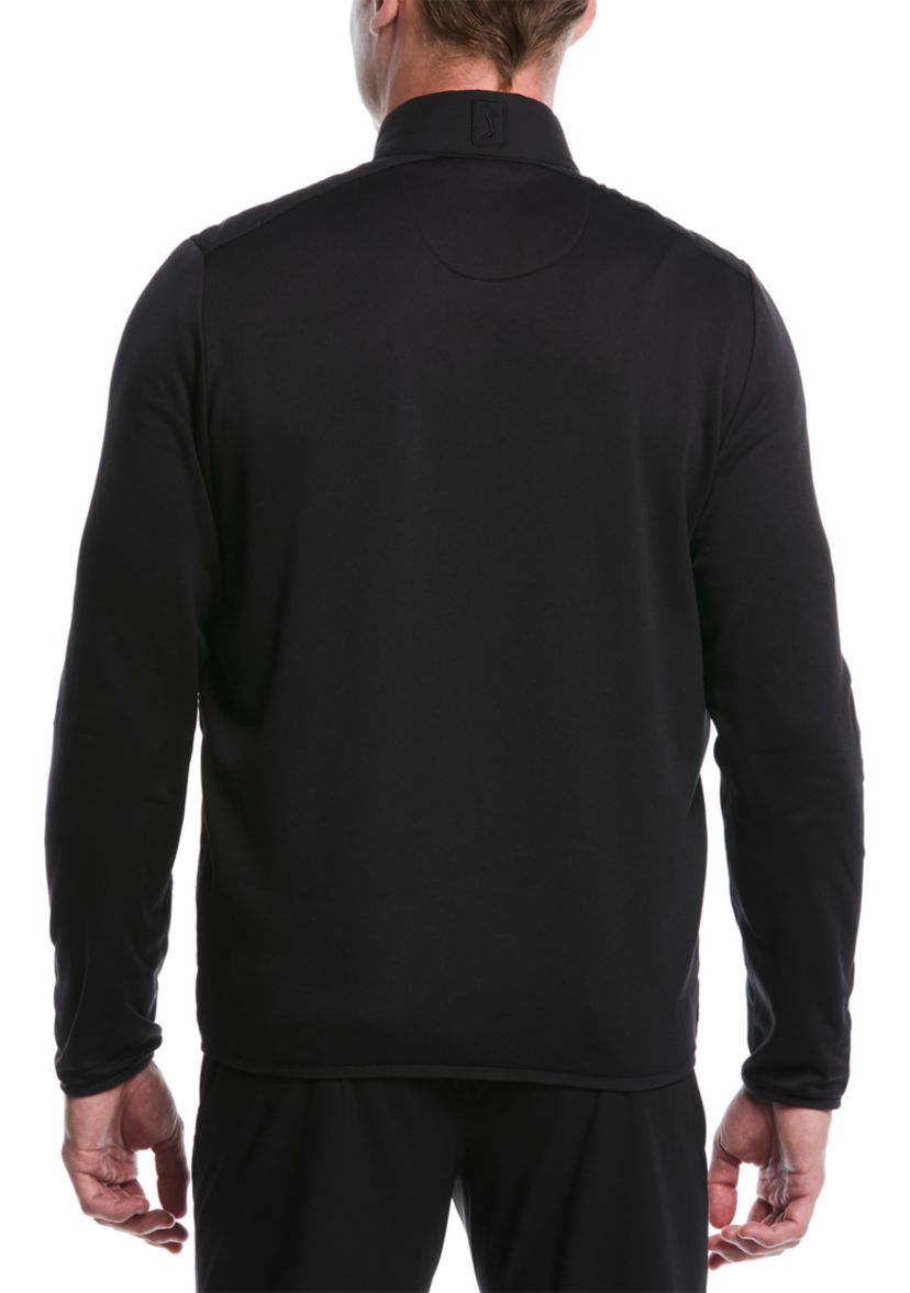 Mens Full Zip Fiber-Fill Long Sleeve Golf Jacket