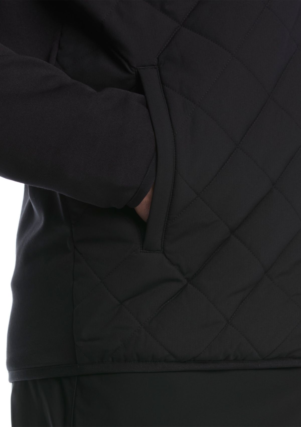 Mens Full Zip Fiber-Fill Long Sleeve Golf Jacket