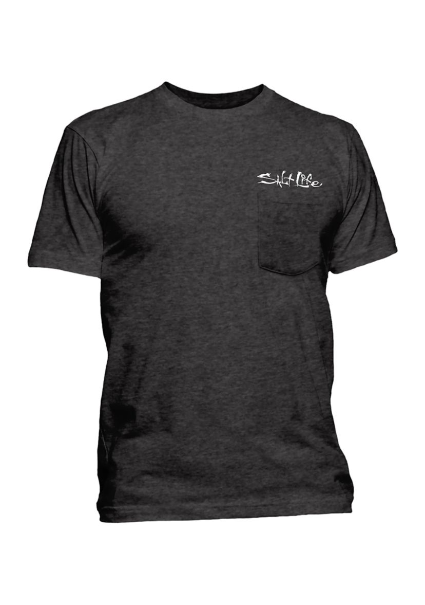 Big & Tall Hook Line and Sinker Fade Short Sleeve Graphic T-Shirt 