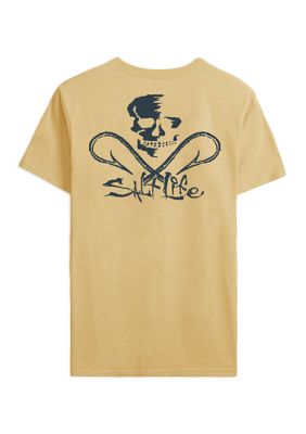 Salt Life Men's Skull and Hook Short Sleeve Graphic T-Shirt, XL