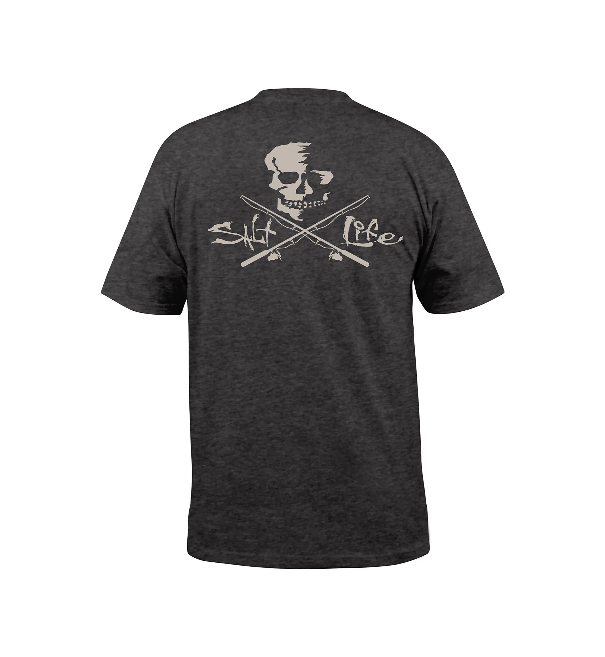 Big & Tall Skull and Poles Short Sleeve Shirt