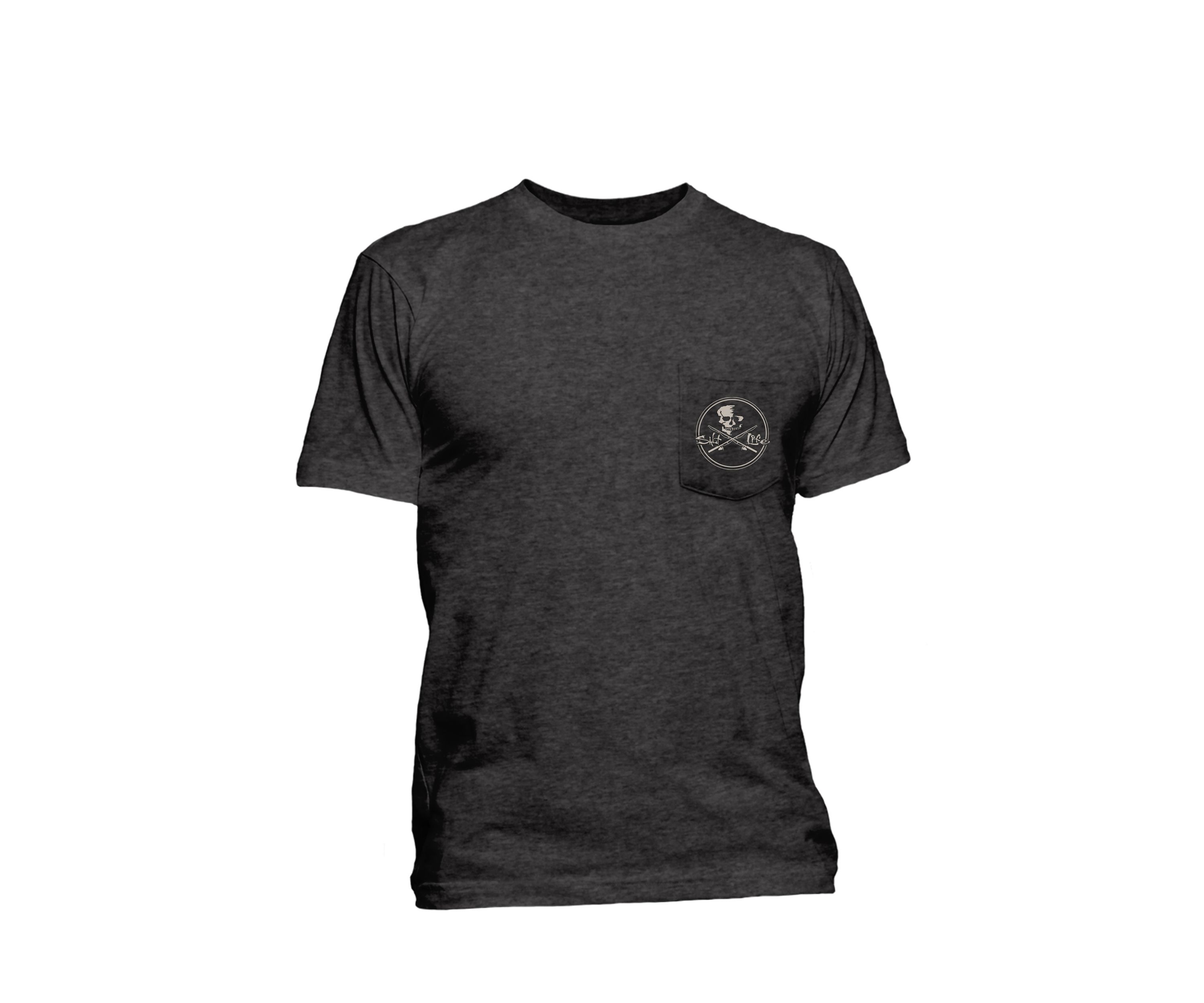 Short Sleeve Skull and Poles Shirt