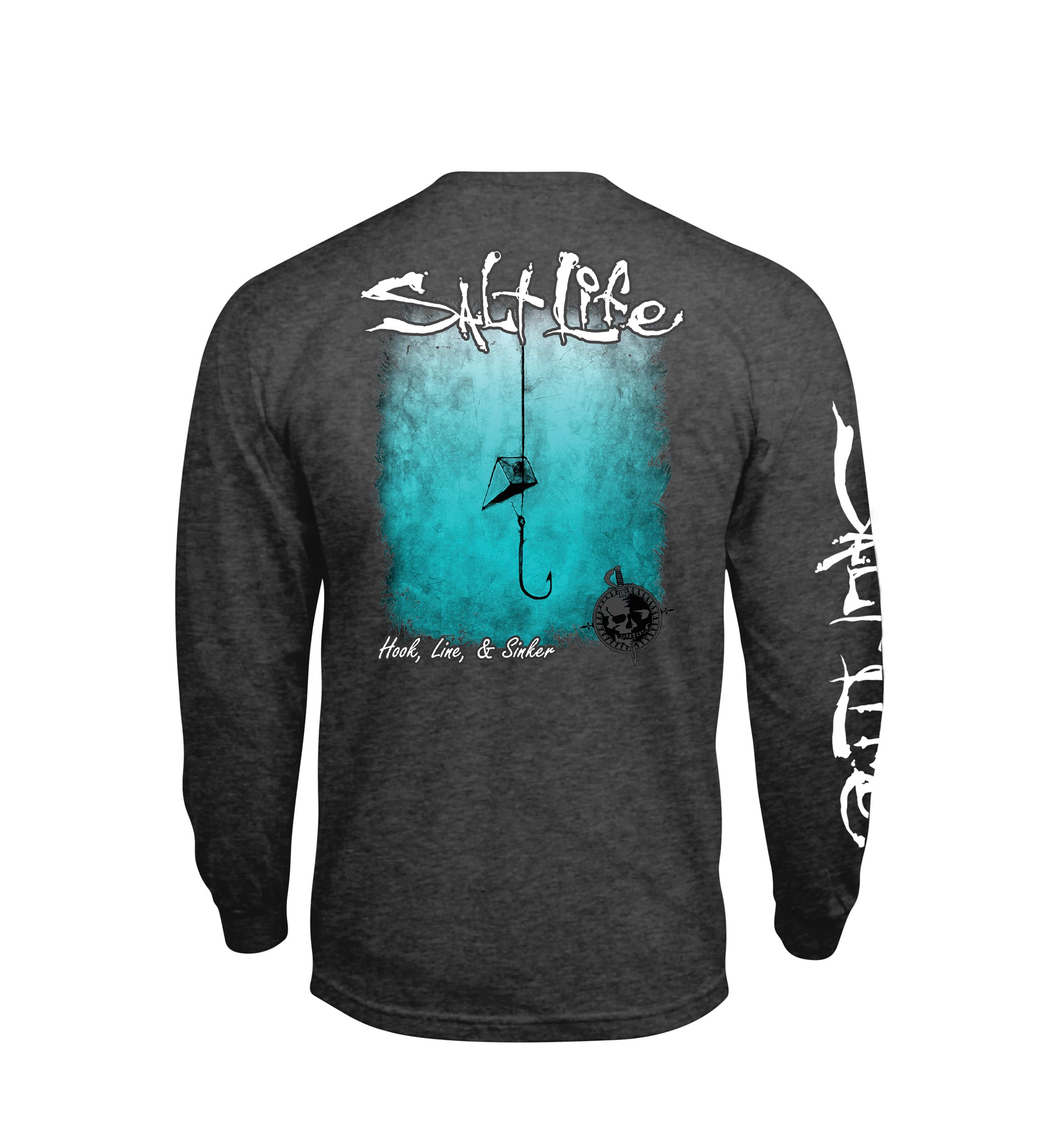 Hook Line and Sinker Long Sleeve Pocket Tee