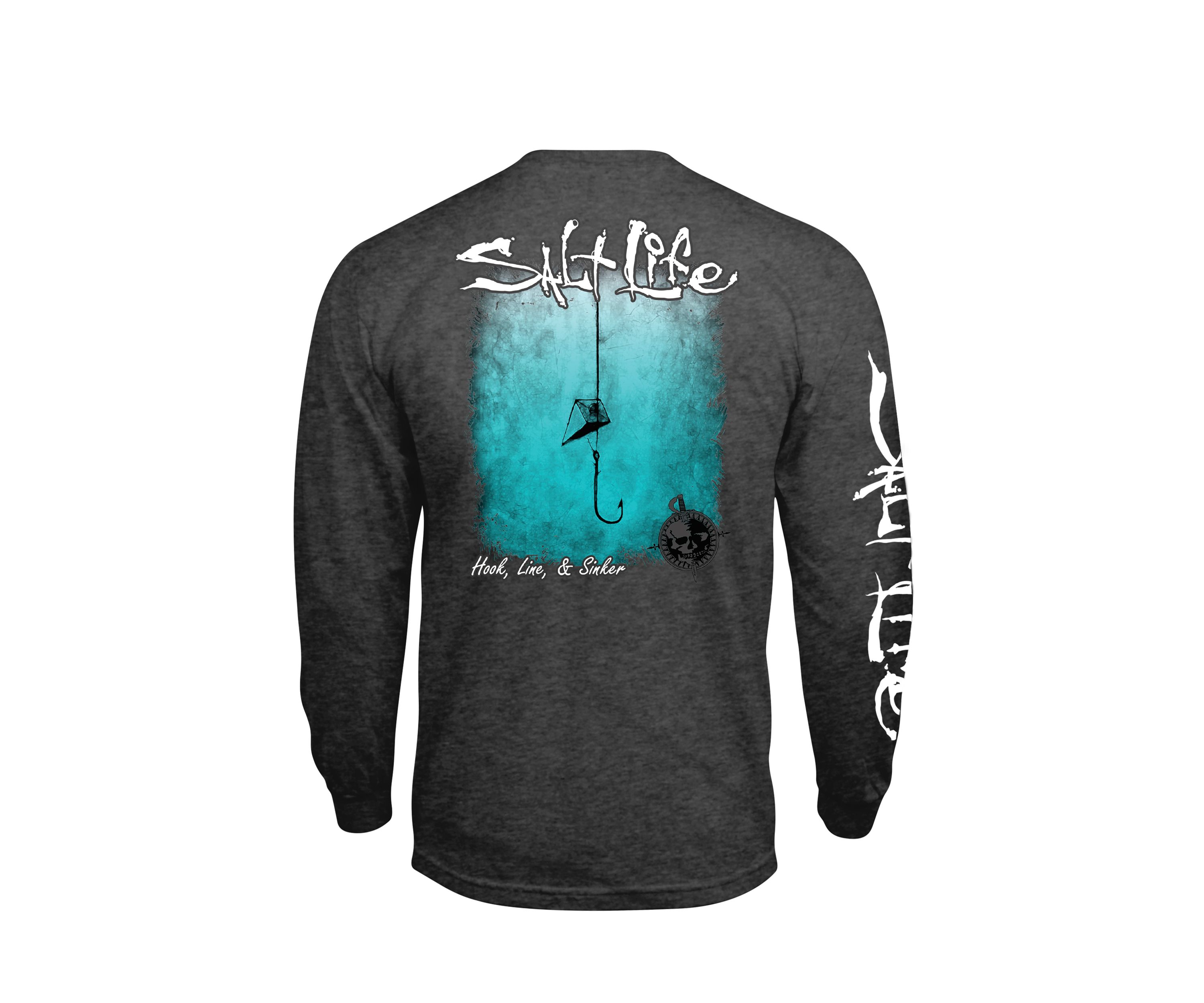 Hook Line and Sinker Long Sleeve Pocket Tee