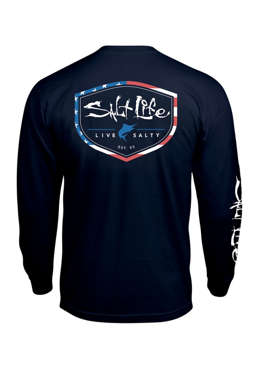 Long Sleeve Amerishield Graphic T-Shirt
