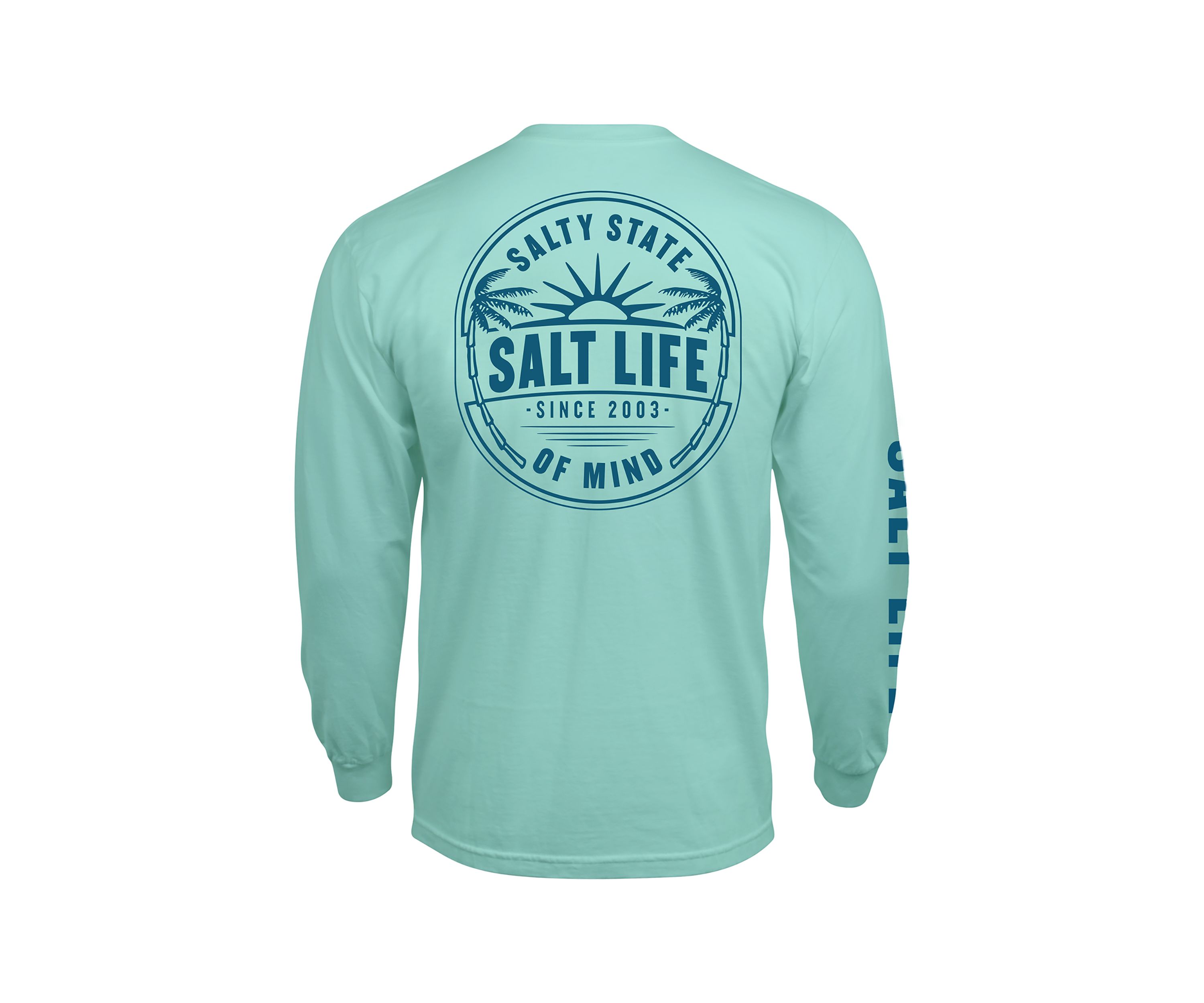 Sunrise Palms Long Sleeve Graphic T-Shirt