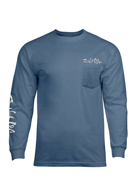 Salt Life Long Sleeve Fishermans Glory Graphic T-Shirt