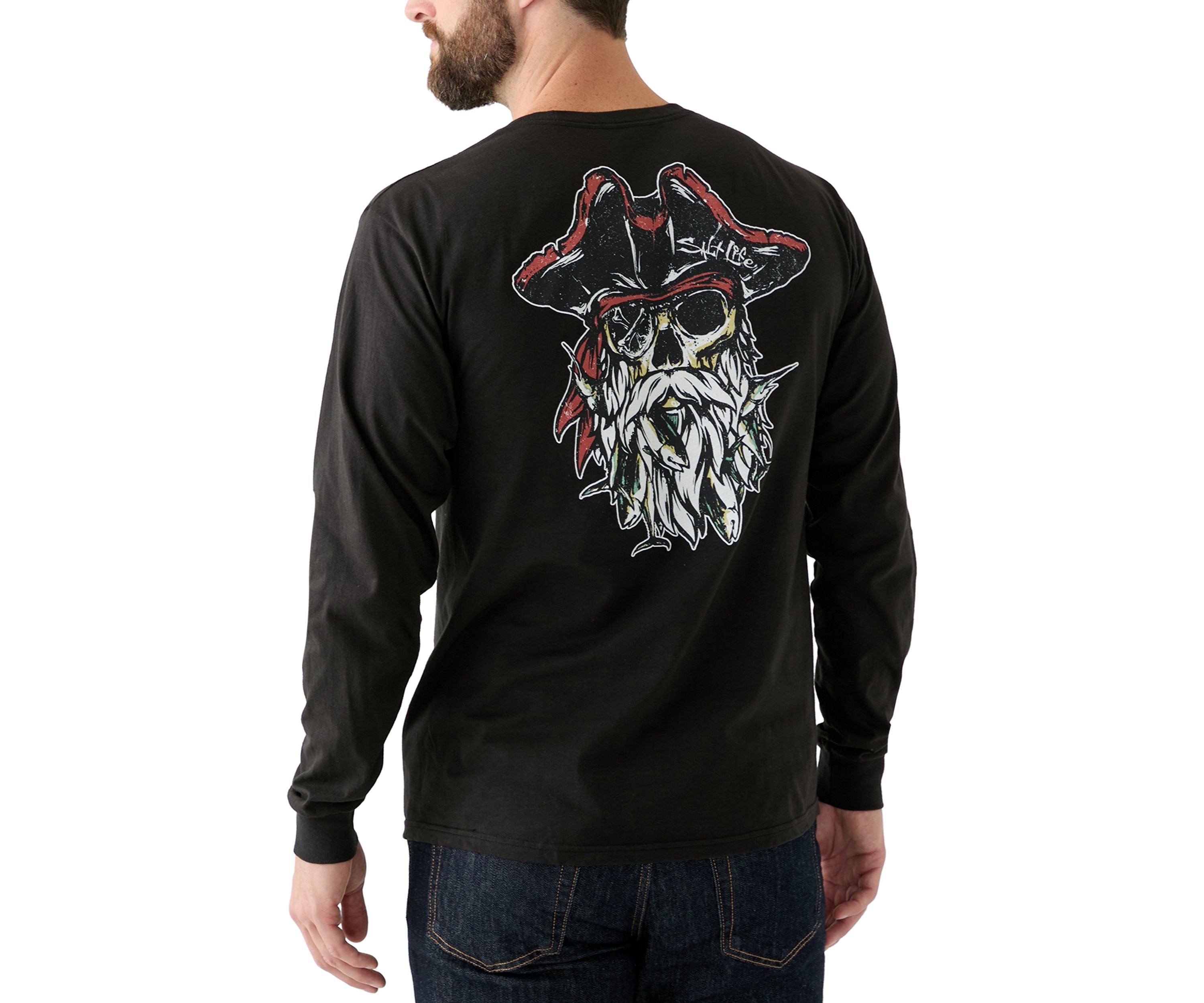 Captain Fishy Long Sleeve Graphic T-Shirt