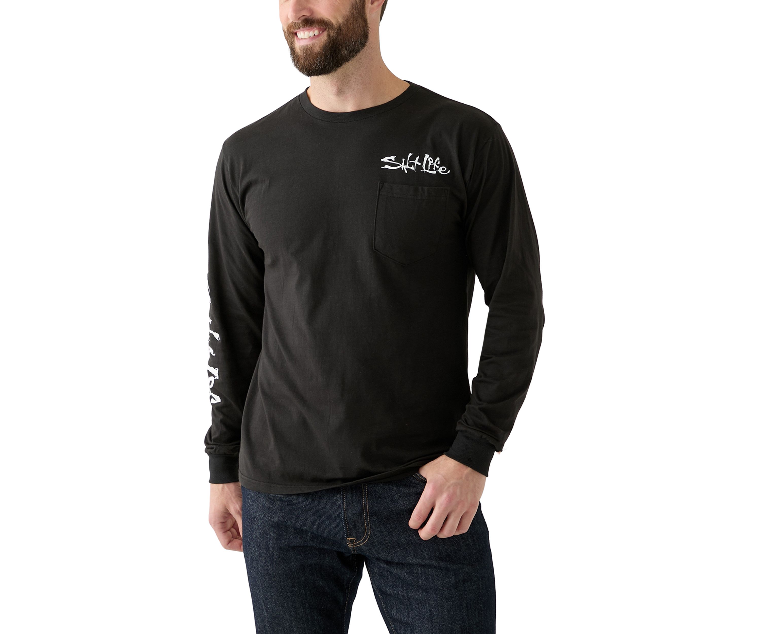 Captain Fishy Long Sleeve Graphic T-Shirt