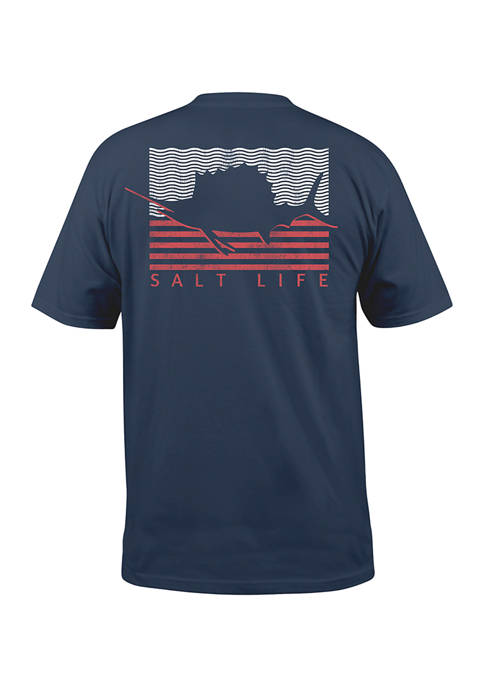 Salt Life Big &amp; Tall Sailing Flag Graphic