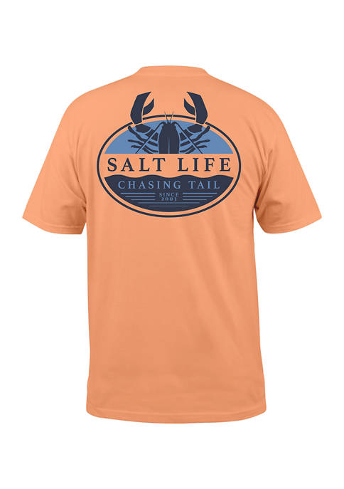Salt Life Mens Lobster Tailin Graphic T-Shirt